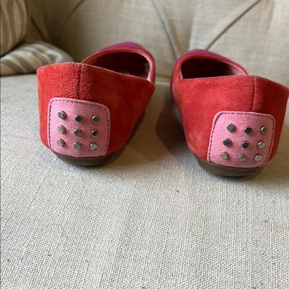 Alfani Women's Vibrant Red and Pink Loafers - Picture 4 of 6
